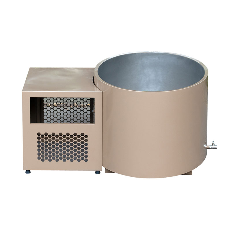 อ่างแช่เย็นสแตนเลสสตีลแชมเปญโกลด์ 304 เต็มรูปแบบ