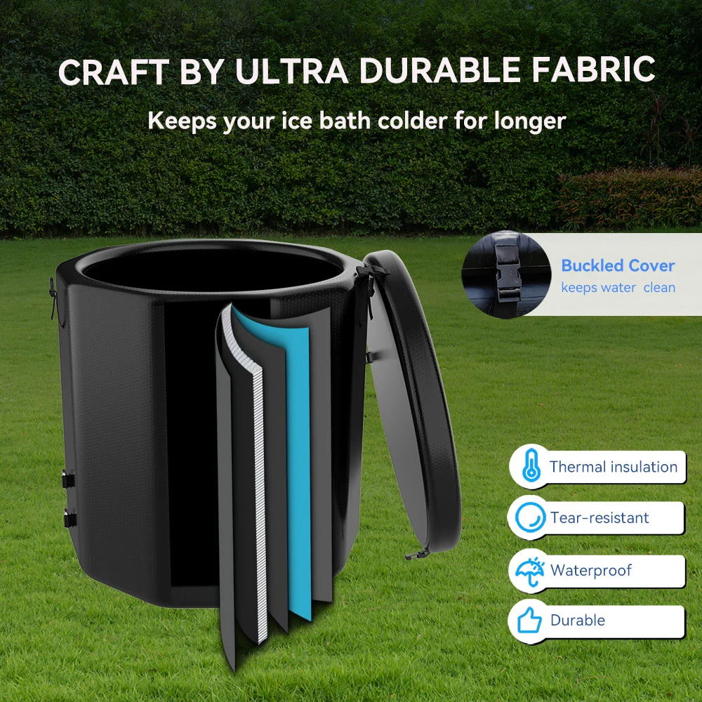Inflatable Ice Plunge Tub For Cold Bath Recovery
